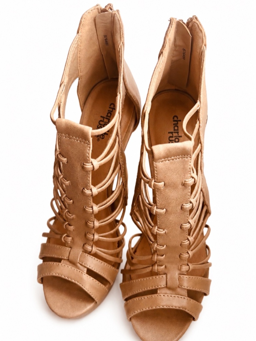 Charlotte Russe Strappy Platform Heels – Women's Size 7 – Brand New
